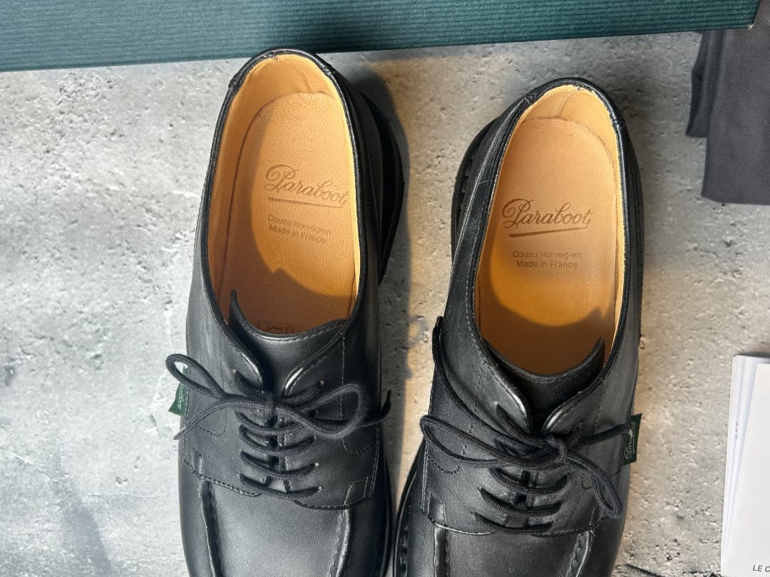 未使用　Paraboot CHAMBORD　シャンボード　ブラック UK6.5