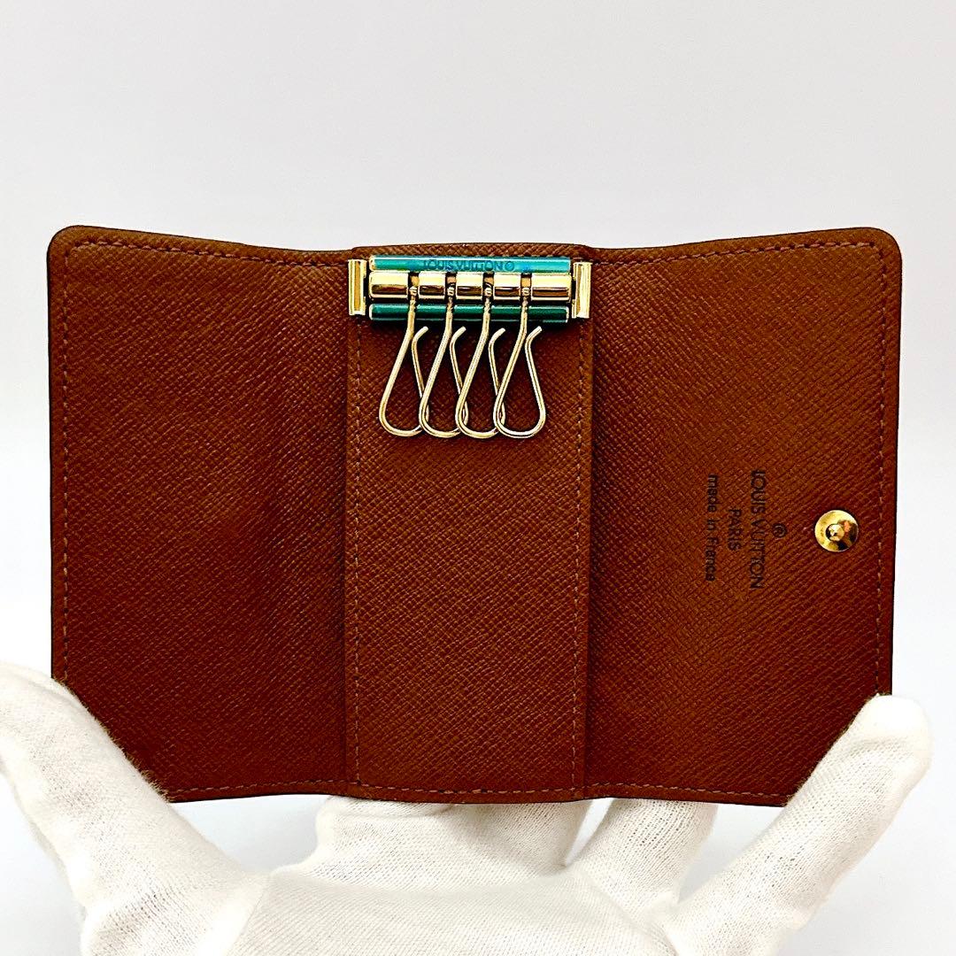 ルイヴィトン　キーケース　4連　ミュルティクレ　モノグラム　箱付き