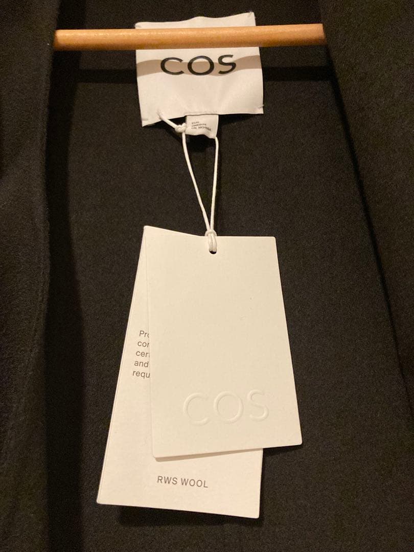 タグ付き:ケープ コス(COS) ダークブラウン FREE SIZE