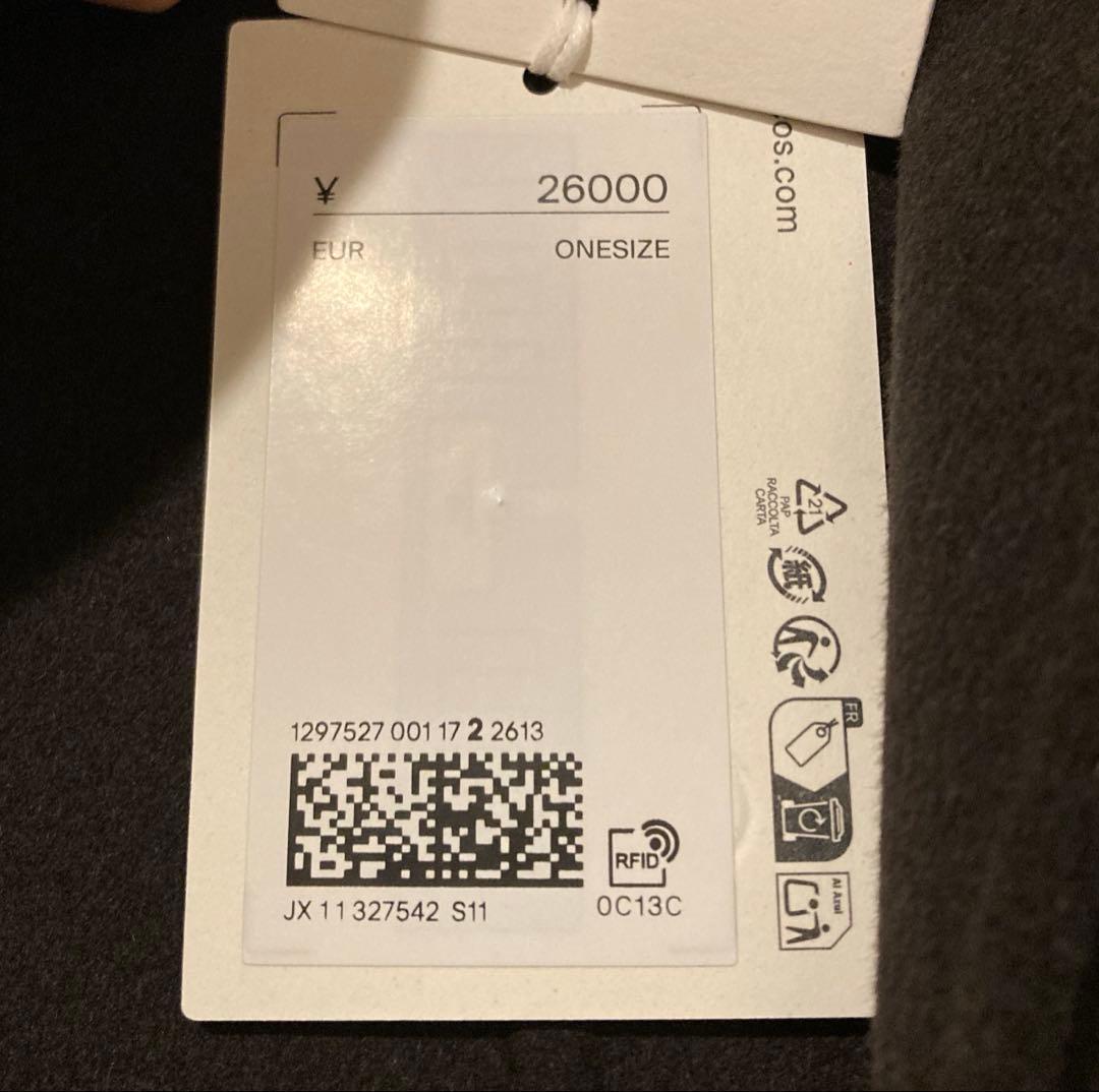 タグ付き:ケープ コス(COS) ダークブラウン FREE SIZE