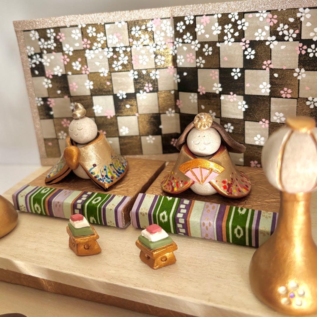 手作り　雛人形　二段飾り〜リバーシブルタイプ〜　七福神　helen様オーダー分