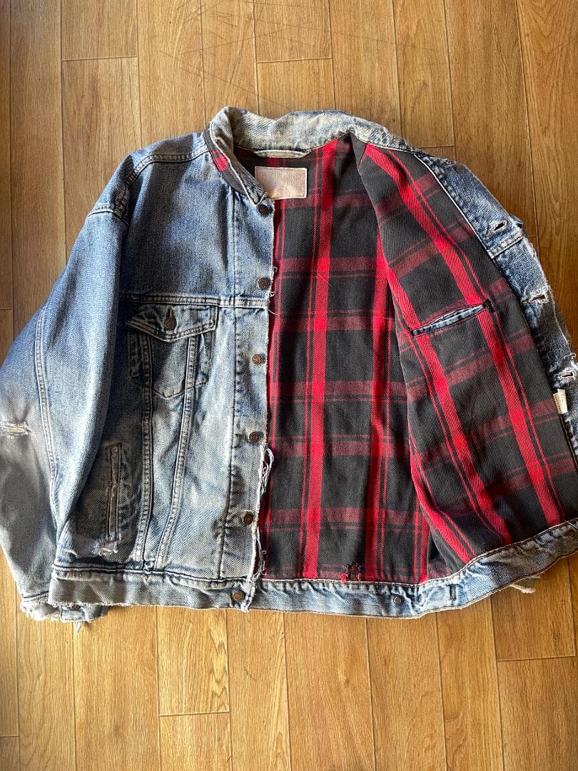 k*k様 90s リーバイス デニムジャケット XL レッチリ バンド