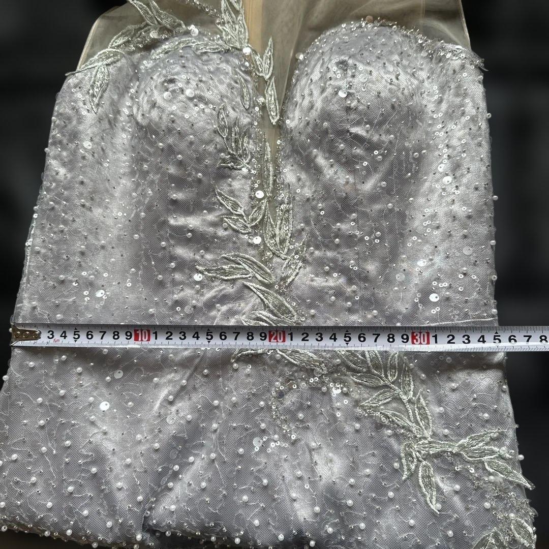 【パンちゃんさん専用】シルバー ビーズ装飾ドレス