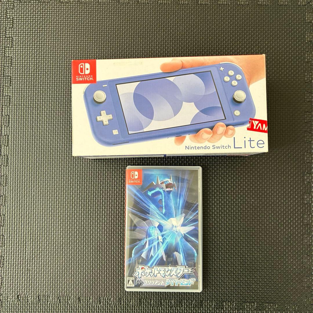 Nintendo Switch Lite + ポケモン ブリリアントダイヤモンド