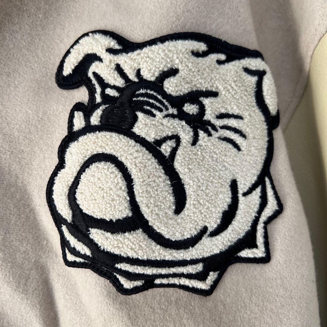 ジャーナルスタンダード　SKOOKUM スタジャン ベージュ　ブルドッグ