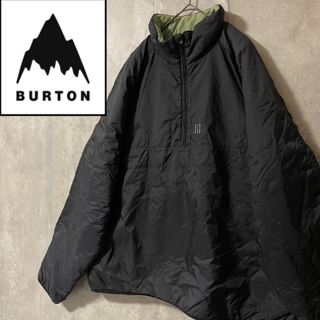 Burtonバートンスキーウェアスノーボードジャケットハーフジップ黒ブラック希少