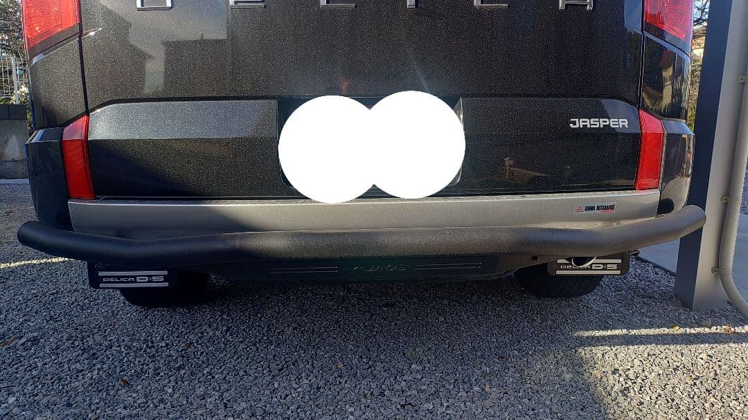ゆきお　デリカD5 JAOS リヤスキッドバー