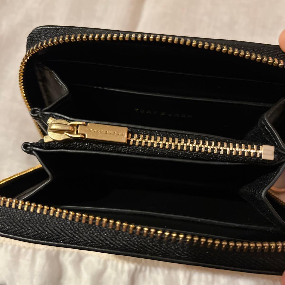 m*i様 Tory Burch トリーバーチ スモールウォレット 黒　【美品】