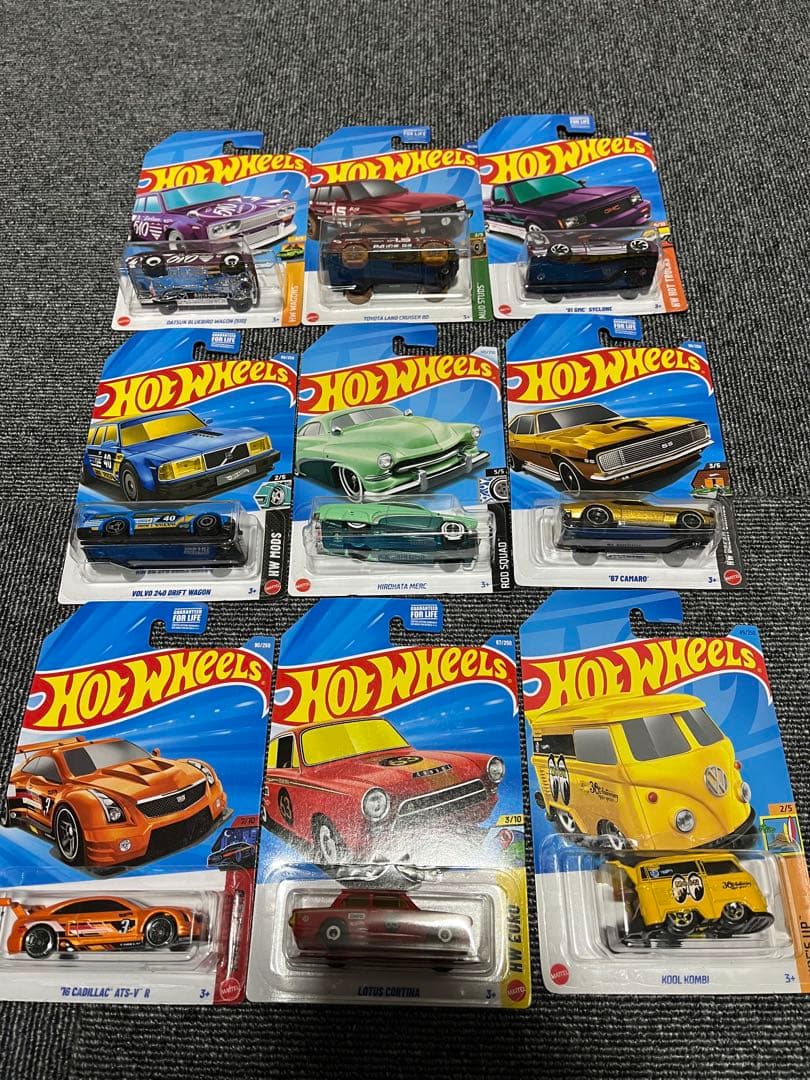 ホットウィール hot wheels 実車セット