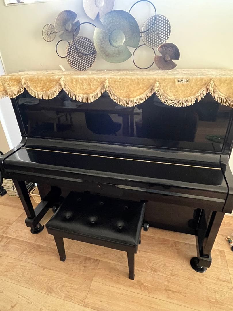 《2/7(土)まで値下げ》KAWAI アップライトピアノ 黒色