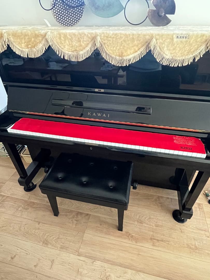 《2/7(土)まで値下げ》KAWAI アップライトピアノ 黒色