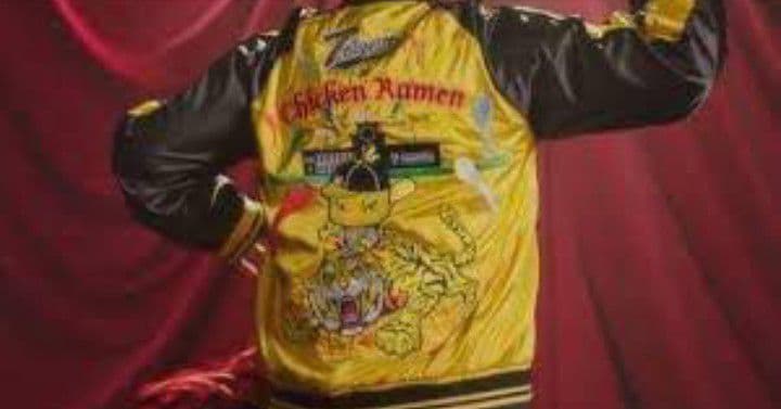 阪神タイガース　応援オリジナルスカジャン　チキンラーメン