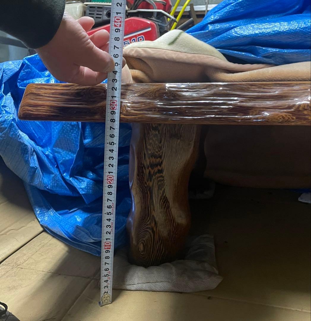 タガヤサン／鉄刀木 座卓 約150×75×30cm ローテーブル 机