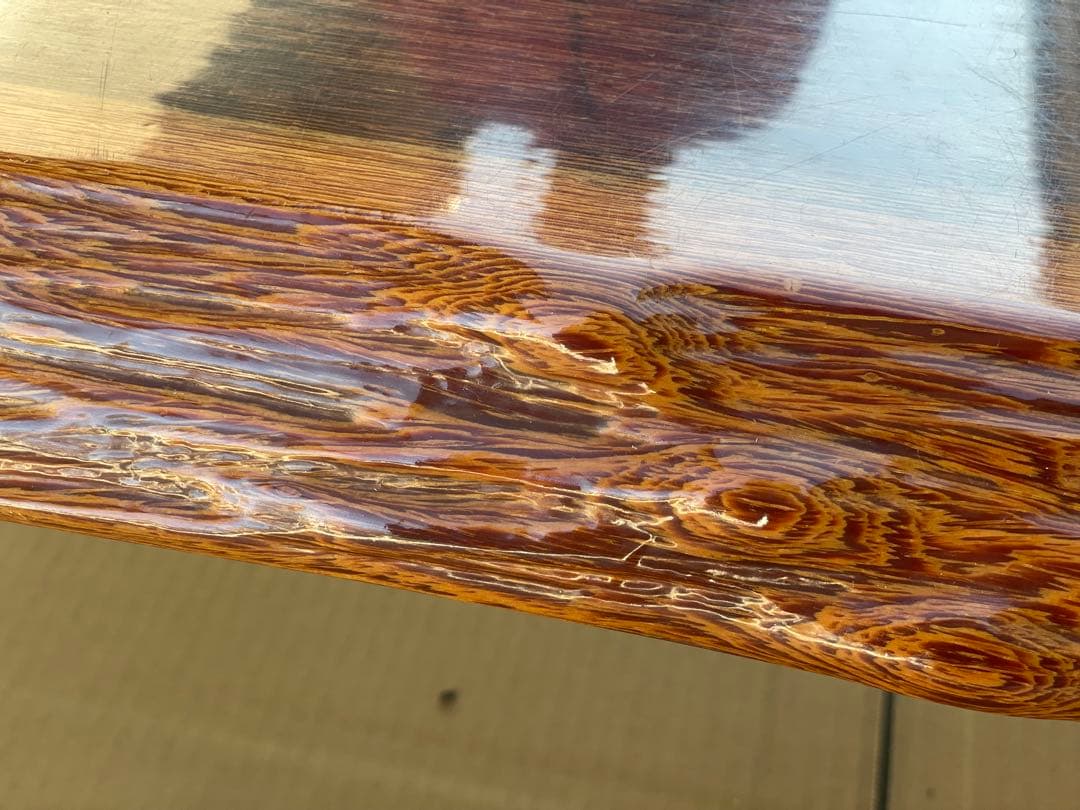 タガヤサン／鉄刀木 座卓 約150×75×30cm ローテーブル 机