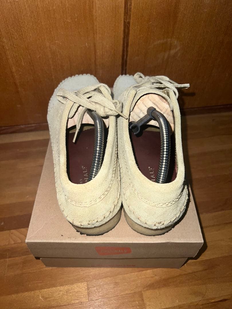 最安値！　ワラビー　Clarks Original Beige Derby