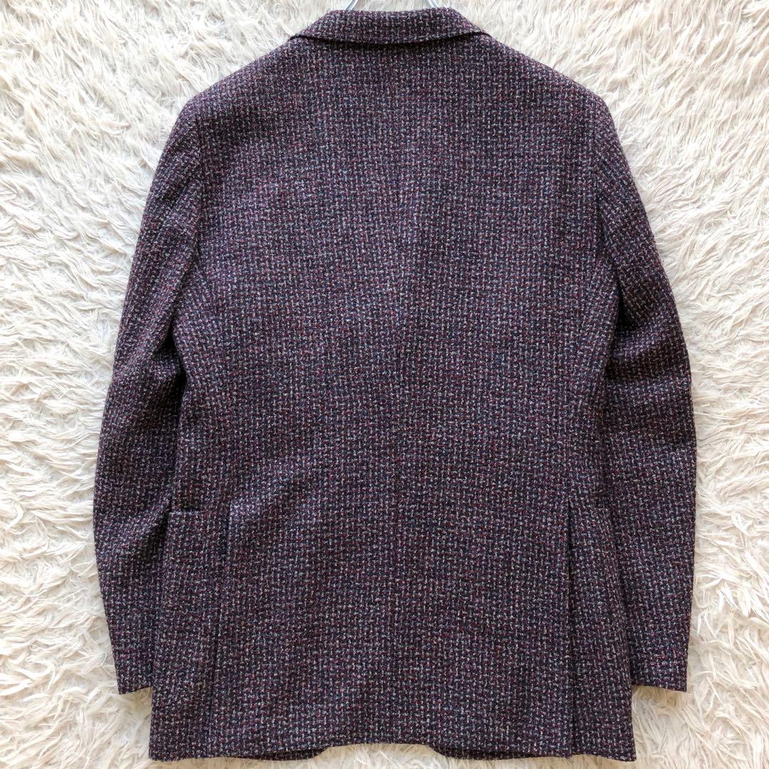 【極美品カノニコ ツイード三者混】ユニバーサルランゲージ　テーラードジャケット