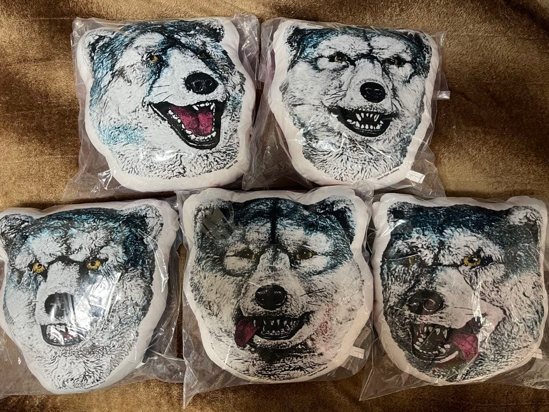 マンウィズ　一番くじ　クッション5種