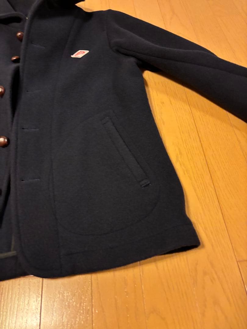 DANTON ダントン ウールモッサ シングルジャケット ネイビー紺色 42