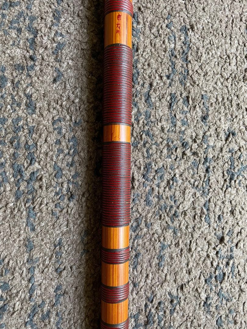 篠笛　蘭情管　唄用（ドレミ）朱総藤巻 七本調子