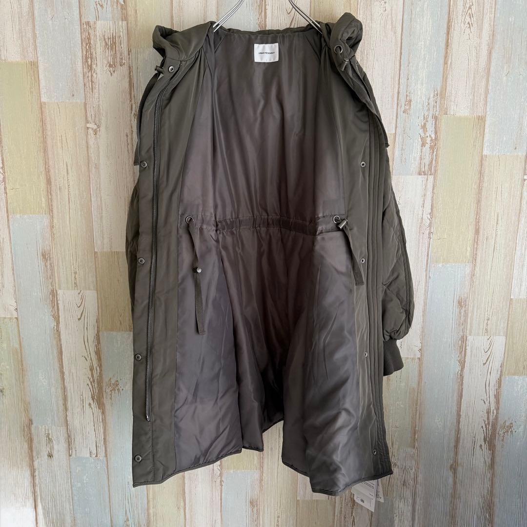 新品タグ付き！ アーバンリサーチ ドロストダウンコート カーキ