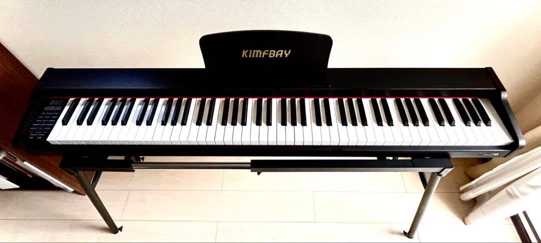 KIMFBAY 88鍵木目調電子ピアノ