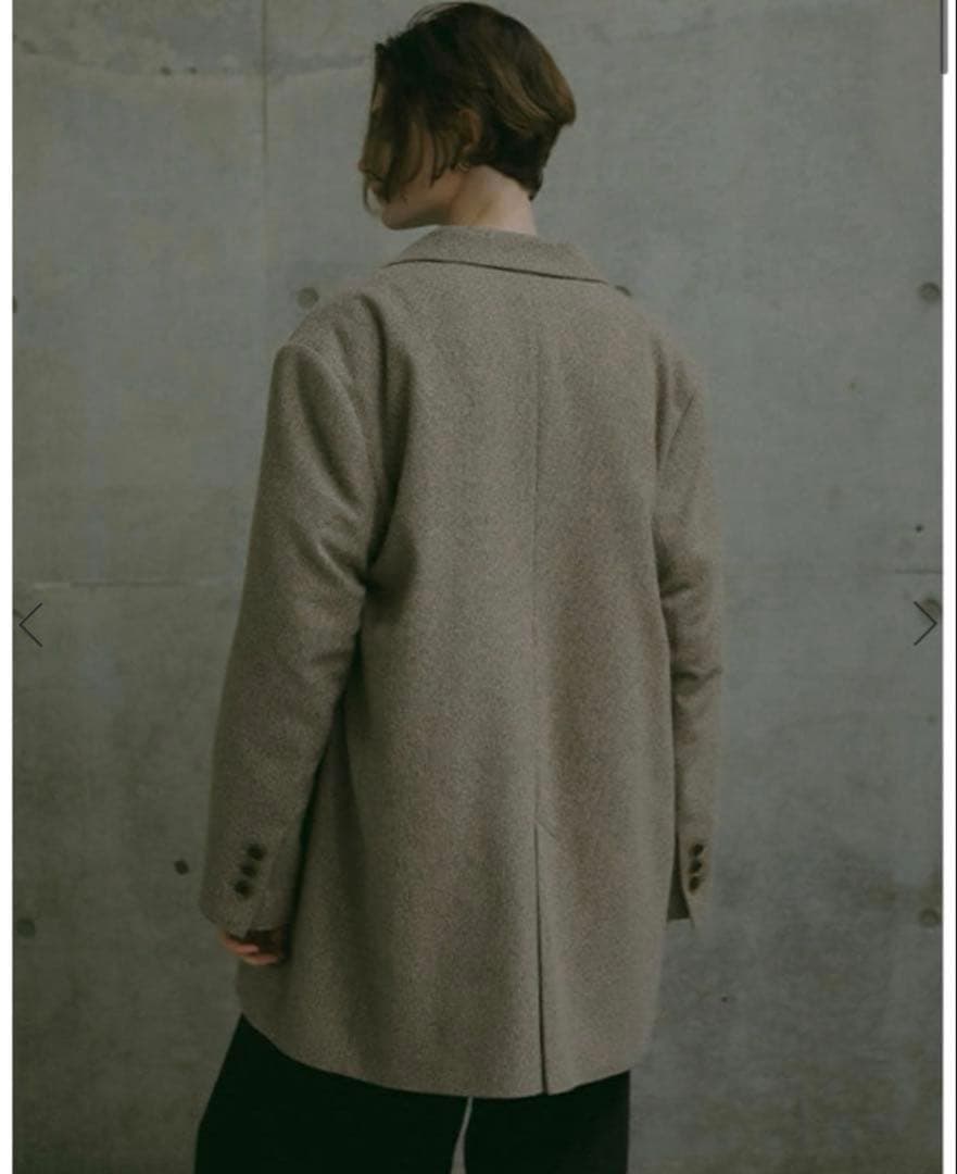 ETRE TOKYO エトレトウキョウ ピークドラペルウールジャケット