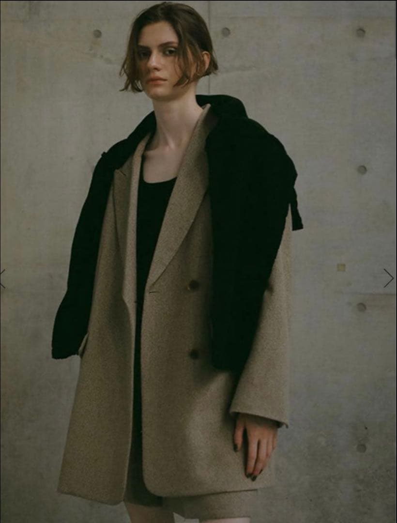 ETRE TOKYO エトレトウキョウ ピークドラペルウールジャケット