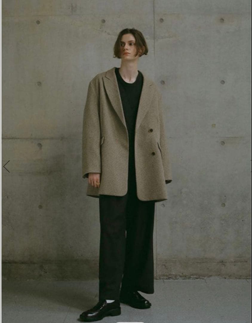 ETRE TOKYO エトレトウキョウ ピークドラペルウールジャケット