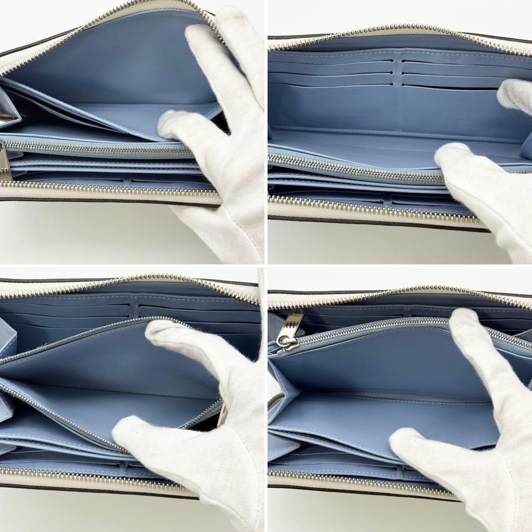 ✨極美品レア✨ルイヴィトン マヒナ ジッピーウォレット グラデーションブルー