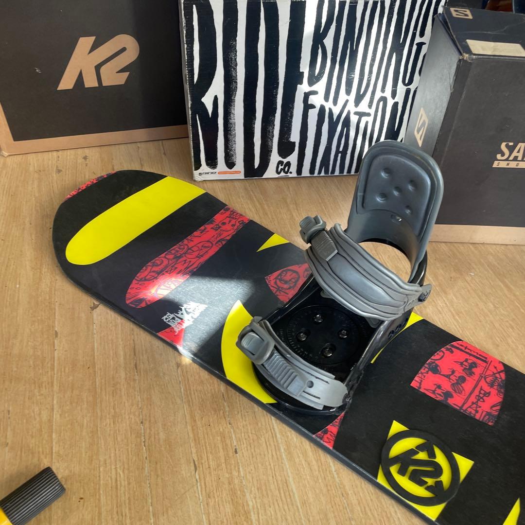 K2　WWW152㎝　サロモン　バインディング付　スノーボードセット