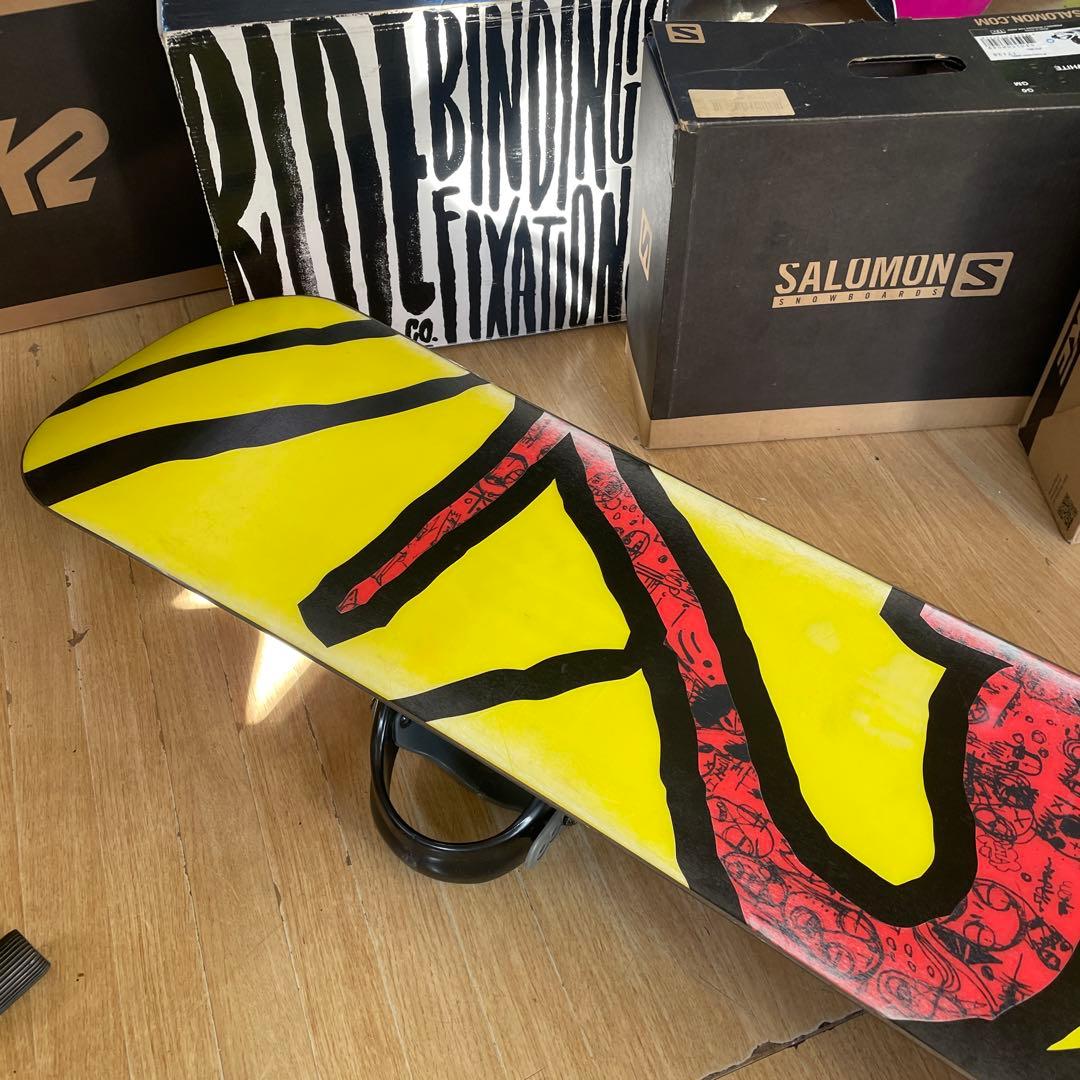 K2　WWW152㎝　サロモン　バインディング付　スノーボードセット