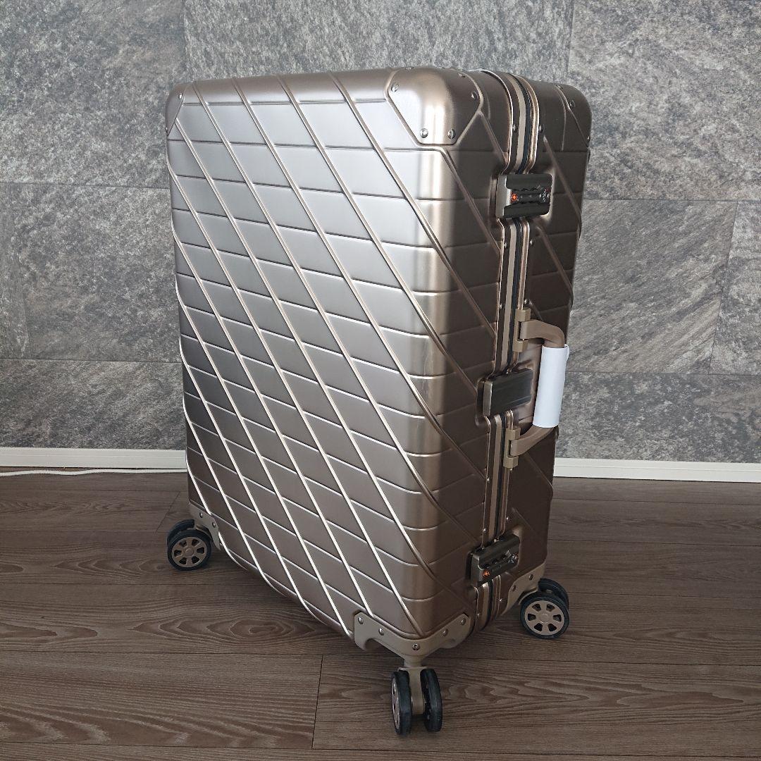 KAMEO 高級アルミスーツケース キャリーケース【新品・未使用】 ゴールド