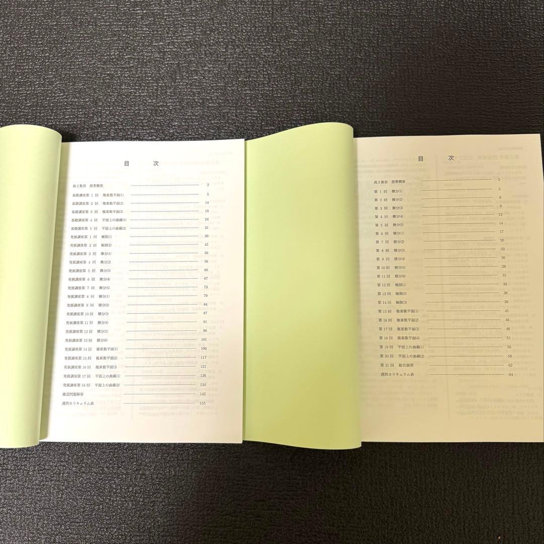 鉄緑会高2数学講座&問題集 7冊セット　2022年版