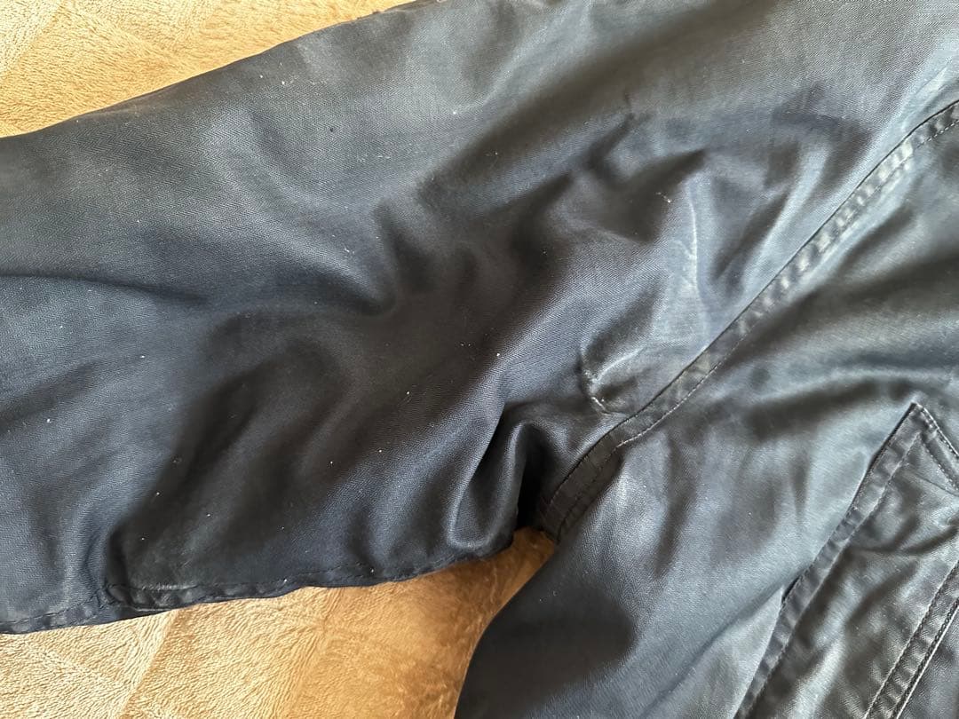 OLD supreme N3B ファー付きミリタリージャケット ネイビー L