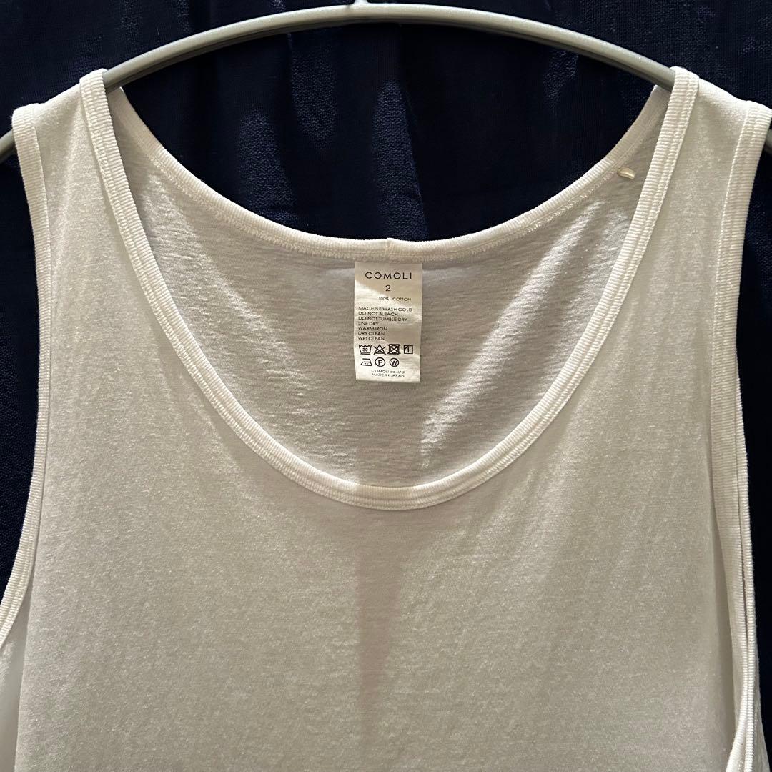 ガ*︎様 COMOLIサープラスタンクトップ白サイズ2コモリSURPLUS TA