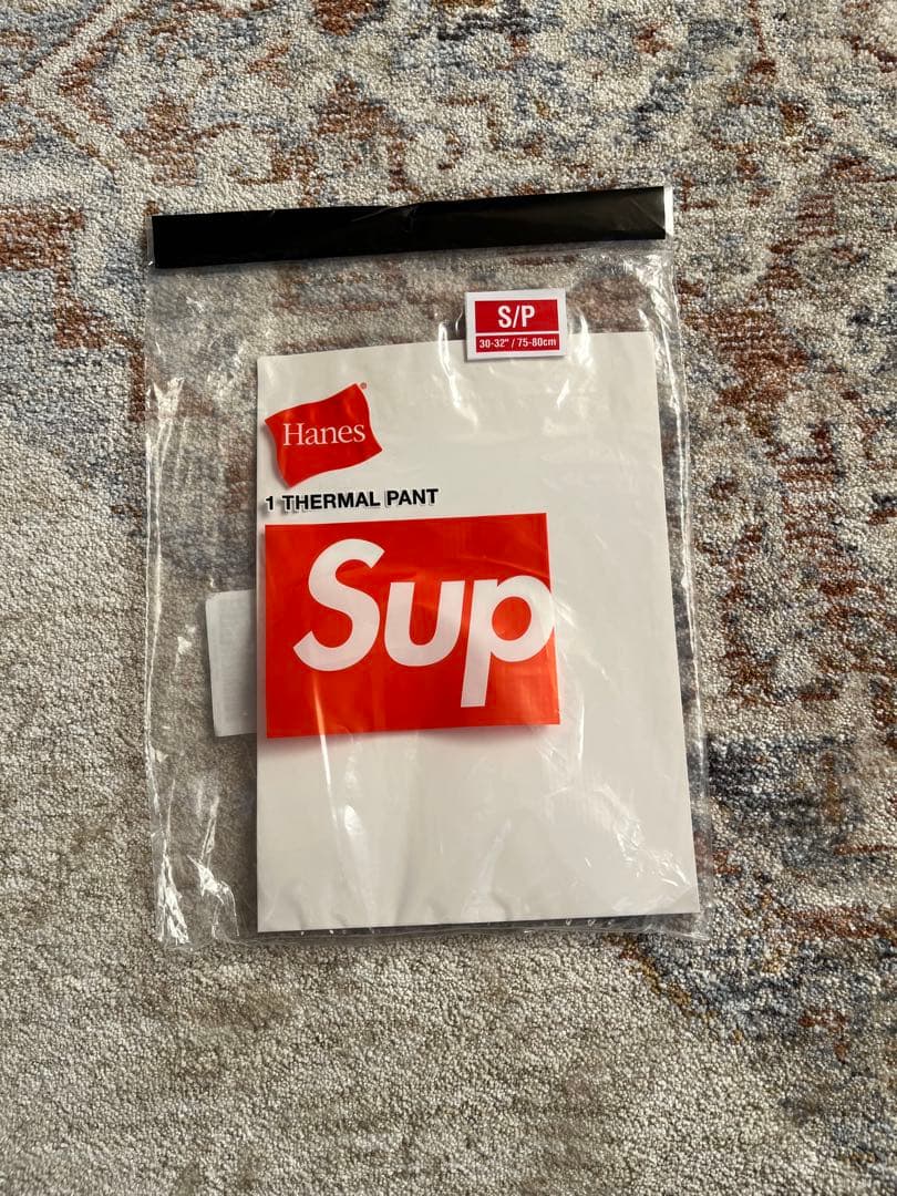 Supreme サーマルパンツ 花柄 骨プリント