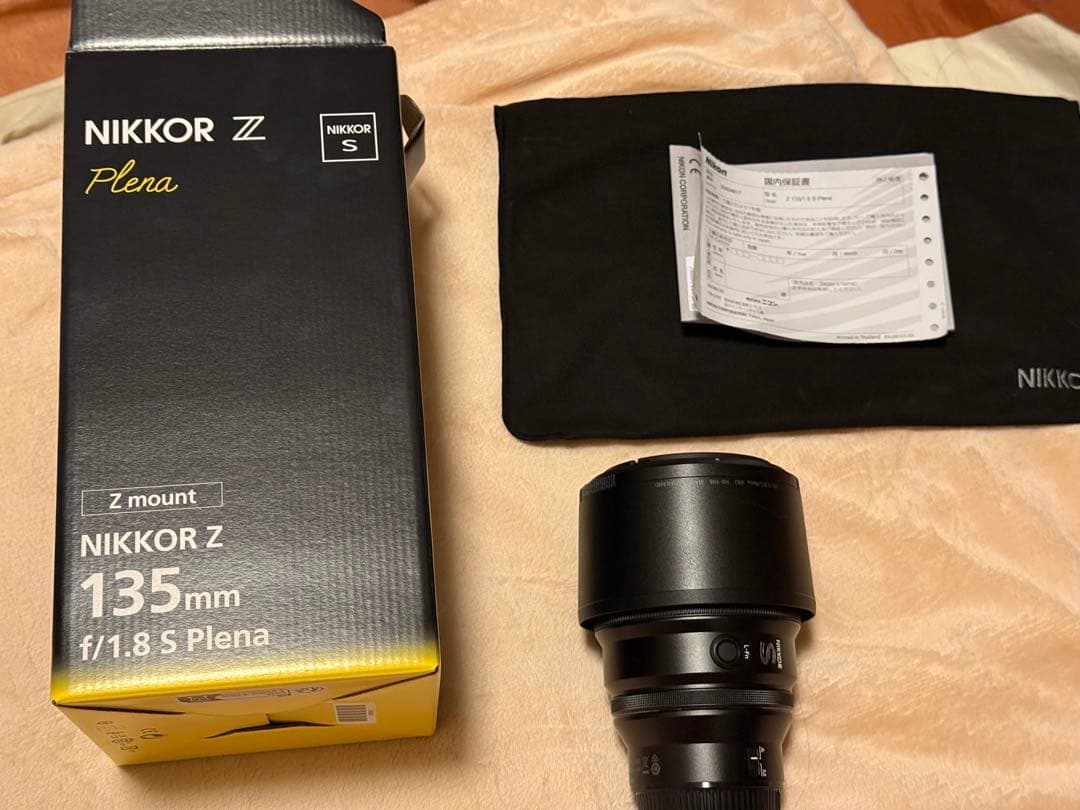 【新品同様】NIKKOR Z 135mm f1.8 S Plena