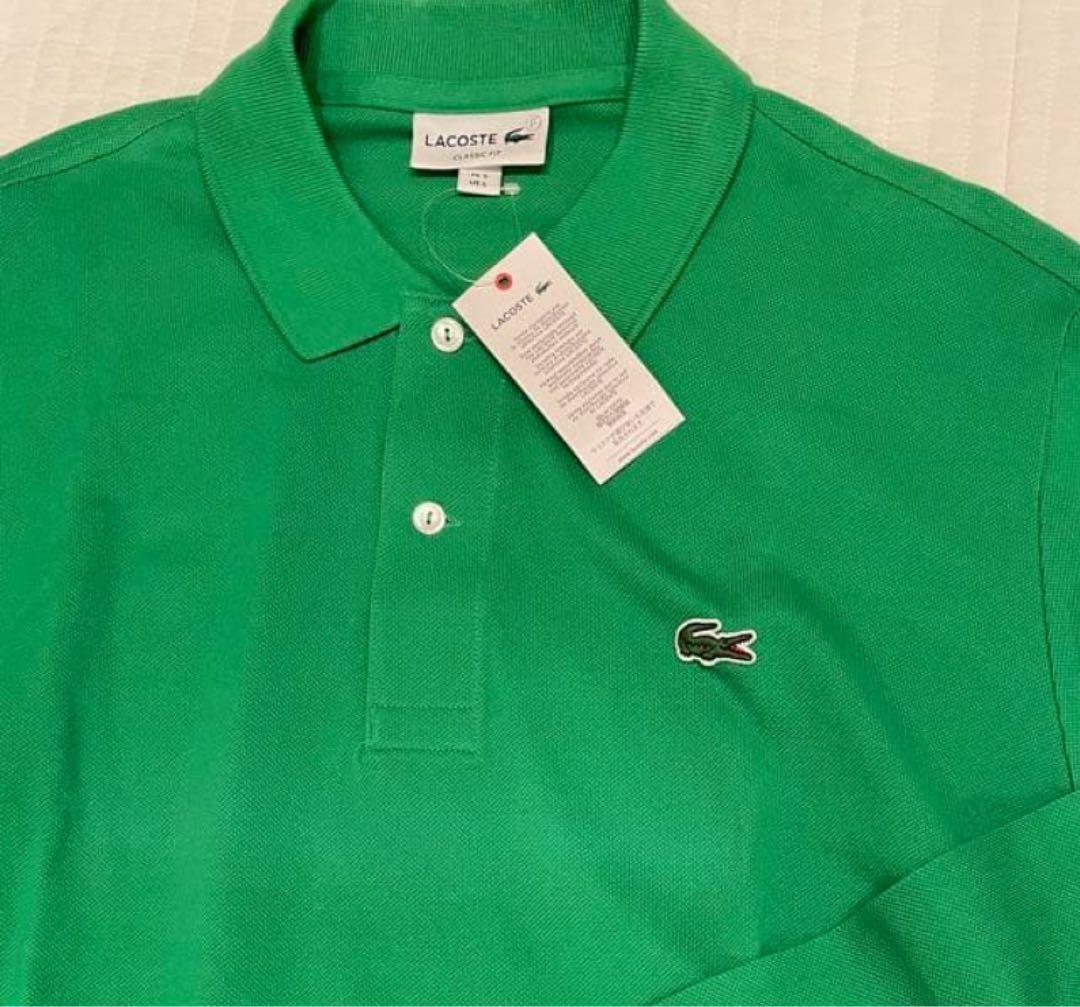 『新品未使用』ラコステ ポロシャツ 長袖 グリーン