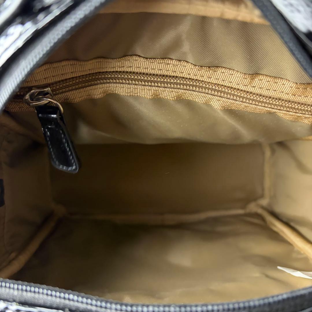 【美品】スワニー　エマイロ　エナメル　ショッピングカート　ストッパー付　４輪