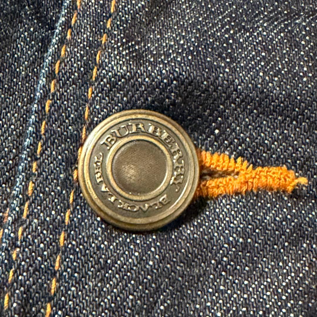 【美品】BURBERRY BLACKLABEL デニムジャケット 国産 濃紺 L