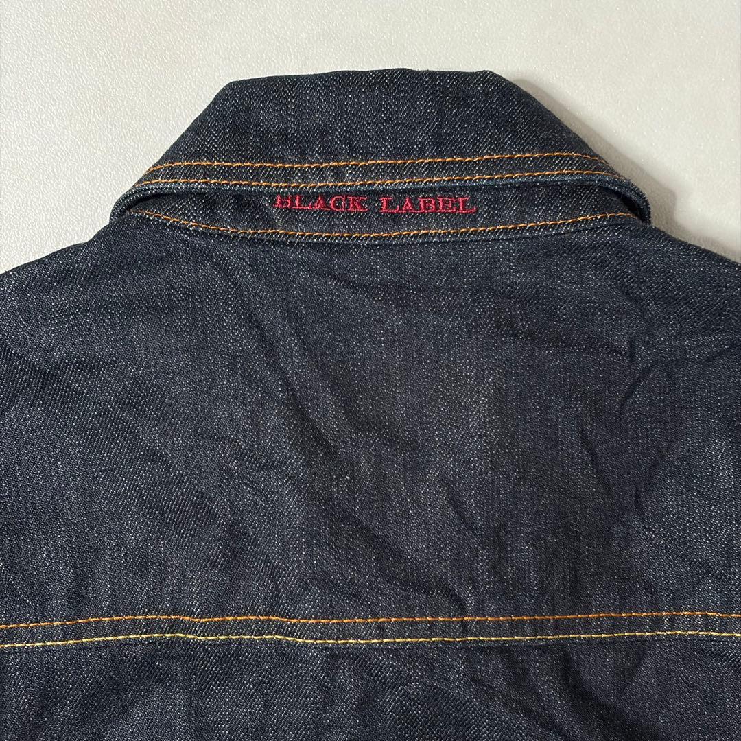 【美品】BURBERRY BLACKLABEL デニムジャケット 国産 濃紺 L