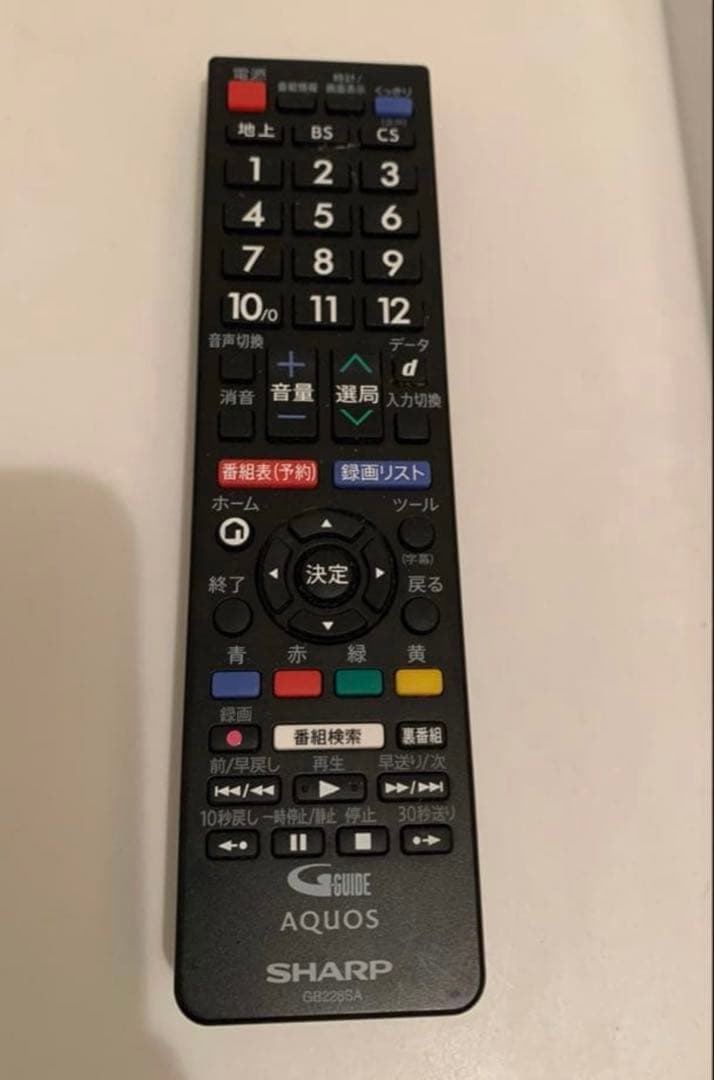 土台固定ネジなし　AQUOS 液晶テレビ 地上波デジタル対応