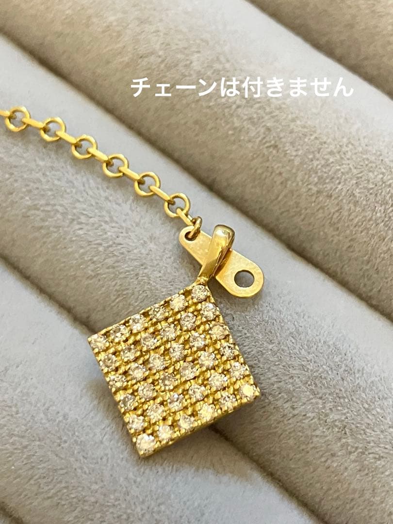 ダイヤモンド　ネックレスペンダント　チャーム　k18 0.3ct