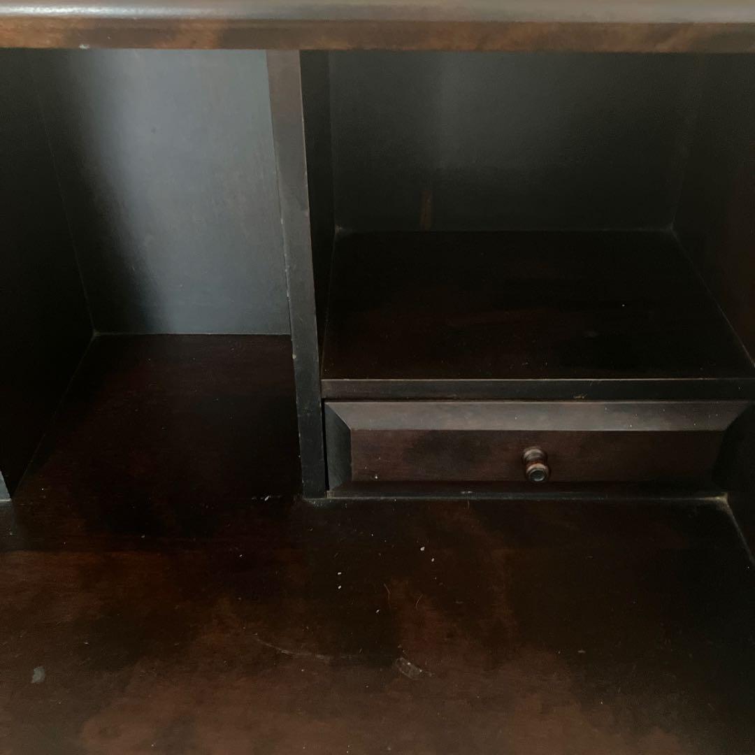 北海道民芸 ライティングビューロー チェスト 学習机 アンティーク インテリア