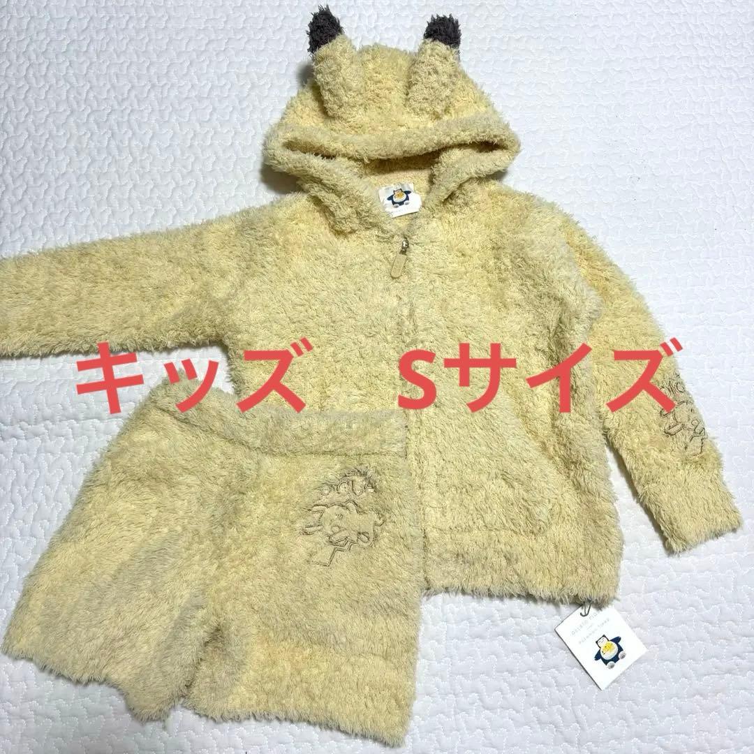 【新品未使用品】キッズ　ジェラート ピカチュウパーカ&ショートパンツセット