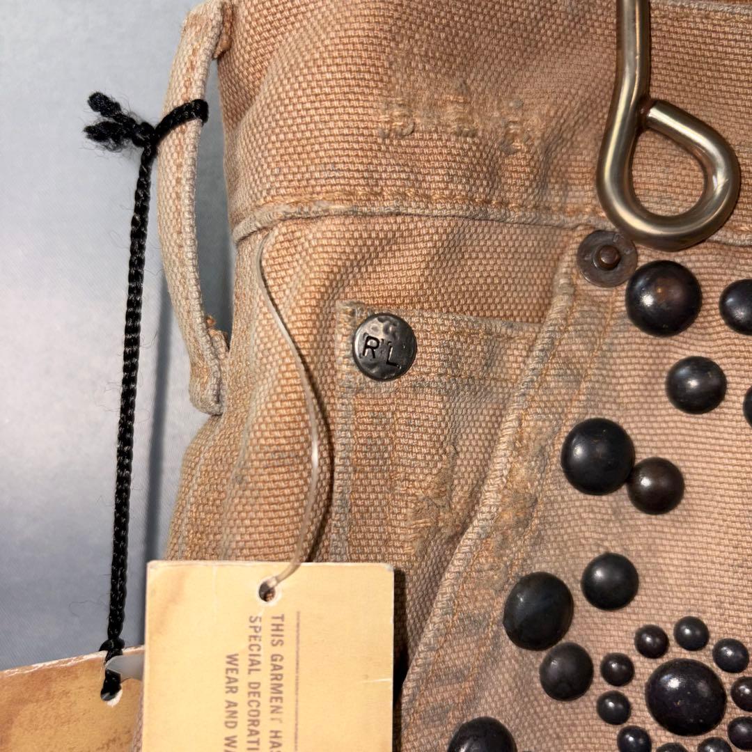 【新品】タグ付き ラルフローレン スタッズ ペインターパンツ ダブルニー