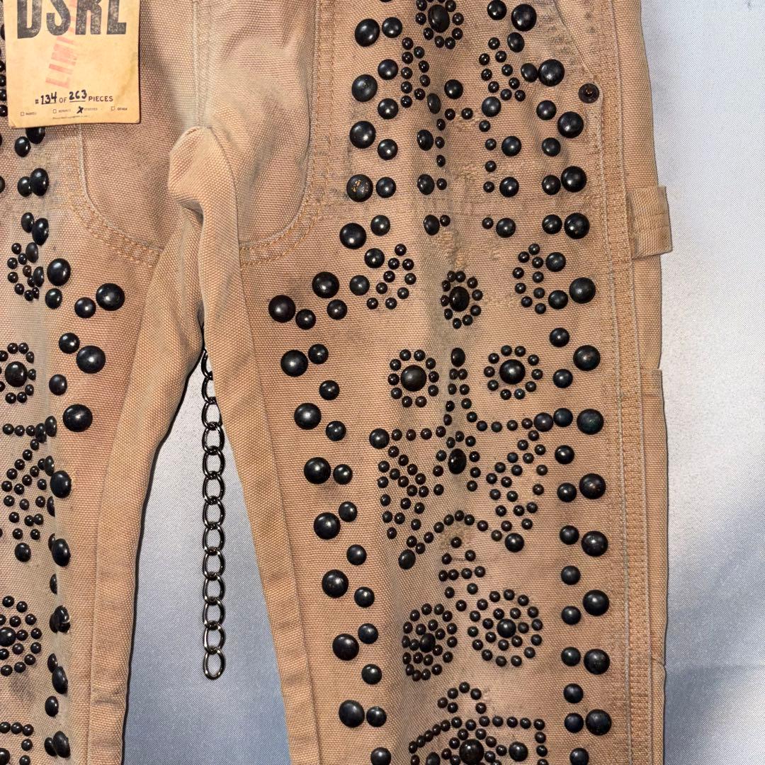 【新品】タグ付き ラルフローレン スタッズ ペインターパンツ ダブルニー