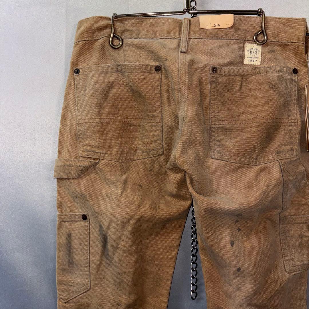 【新品】タグ付き ラルフローレン スタッズ ペインターパンツ ダブルニー