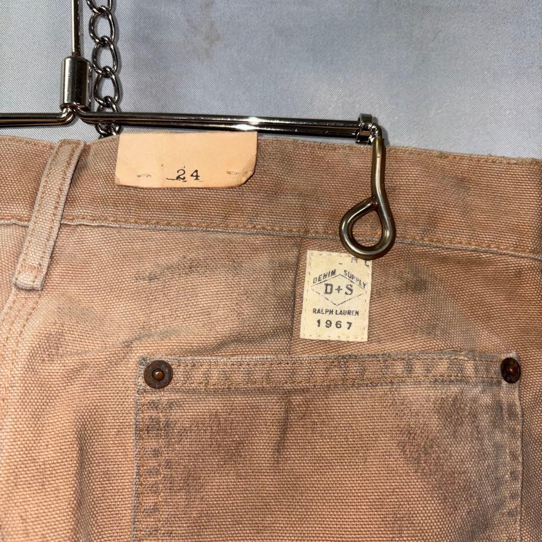 【新品】タグ付き ラルフローレン スタッズ ペインターパンツ ダブルニー