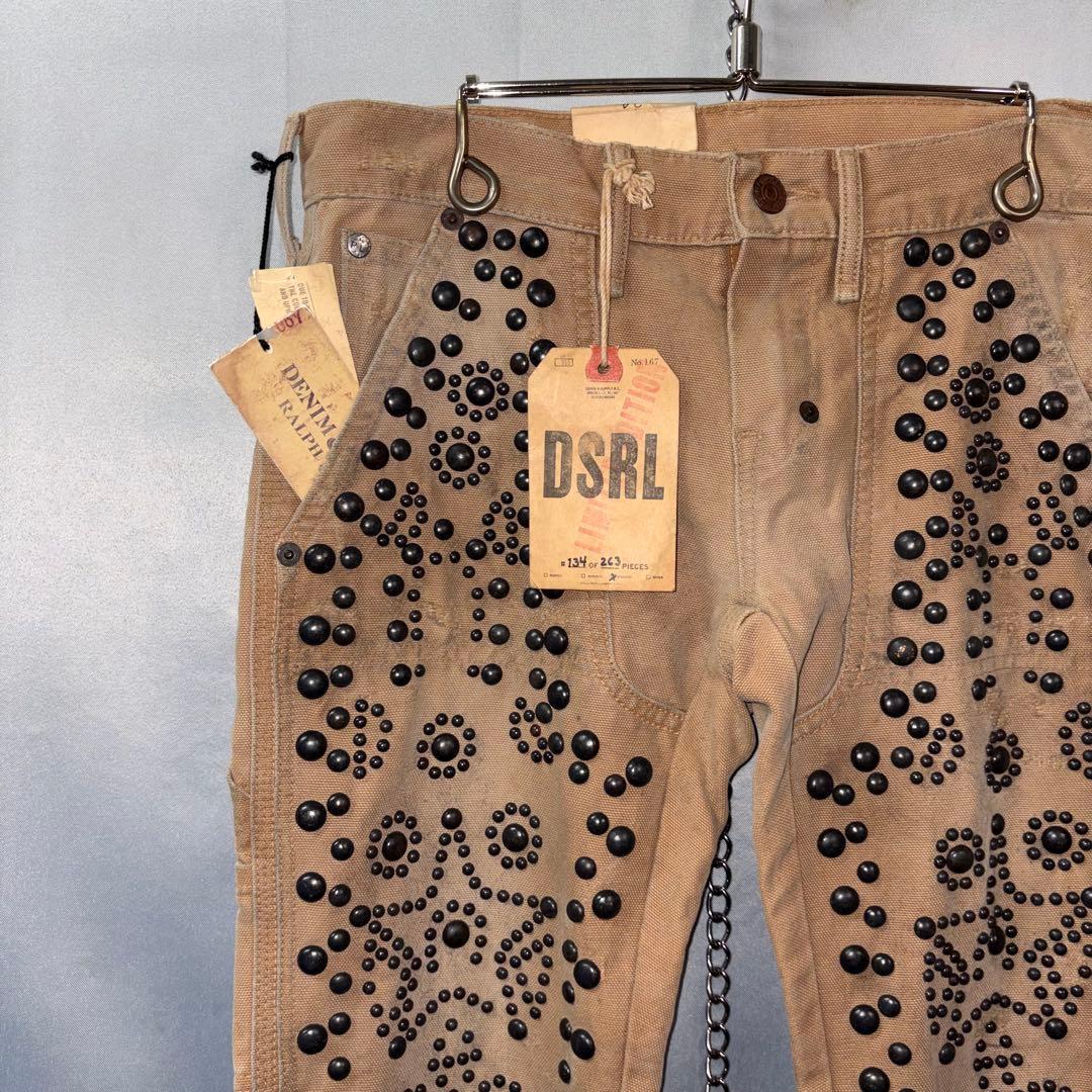 【新品】タグ付き ラルフローレン スタッズ ペインターパンツ ダブルニー